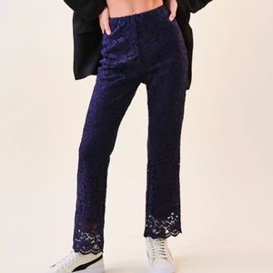 🏷NWT Free People Wild Laces Pull On Crop Flare Pants